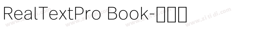 RealTextPro Book字体转换